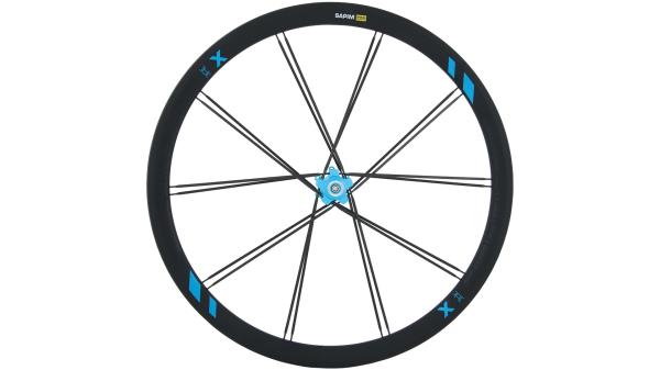 Tern Laufrad  1 1/8"-1,5" tapered schwarz, blau