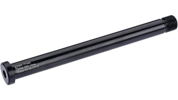 Tern Vorderradsteckachse  1 1/8"-1,5" tapered schwarz