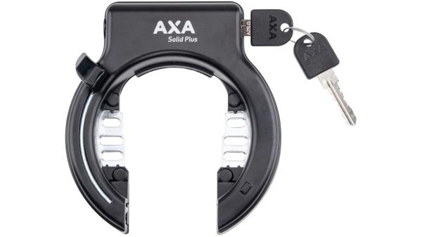Axa Rahmen- und Akkuschloss-Set  F1 schwarz, silber