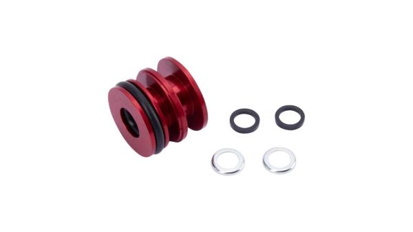 RockShox Dichtkopf  1 1/8" rot, schwarz