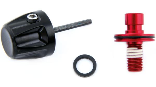RockShox Einstellknopf  Unisize rot, schwarz