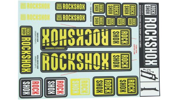 RockShox Dekor Set  XXL gelb