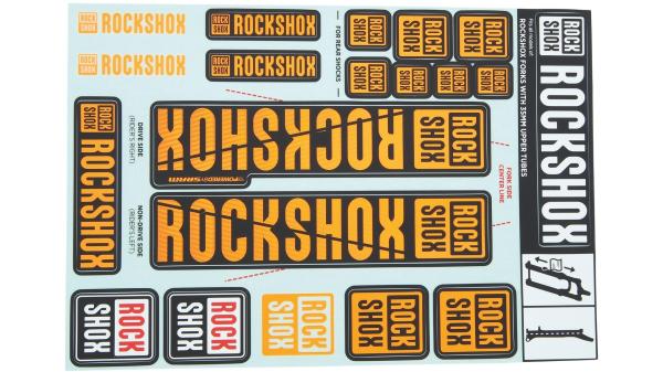 RockShox Dekor Set  XXL orange