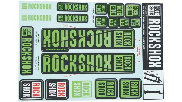 RockShox Dekor Set  XXL gr&uuml;n
