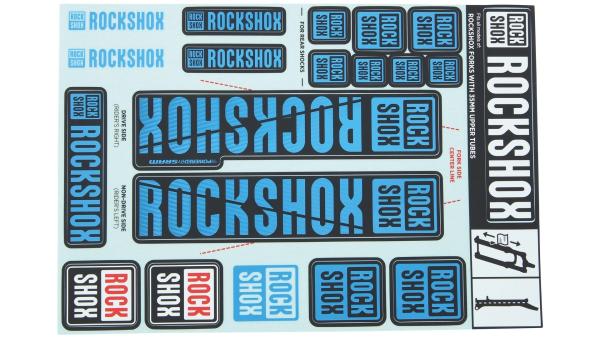 RockShox Dekor Set  XXL blau