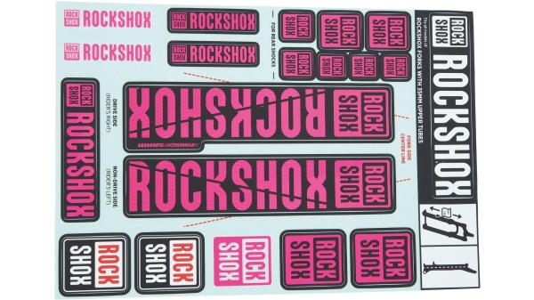 RockShox Dekor Set  XXL violett