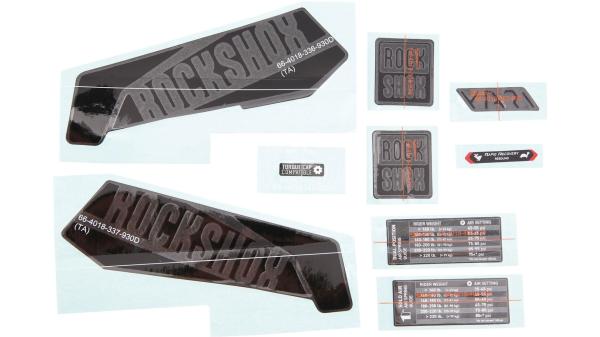 RockShox Dekor Set  XL schwarz