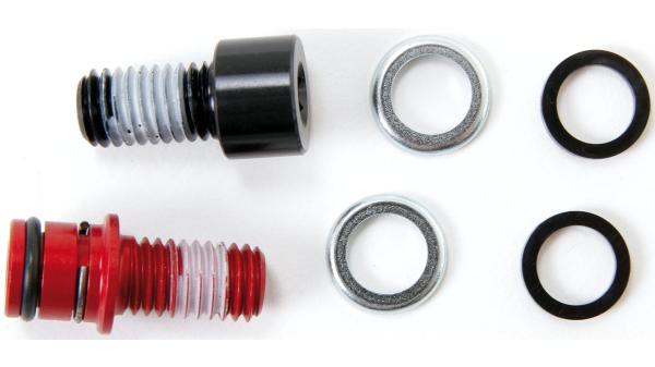 RockShox Schaftschrauben-Kit  L rot, schwarz