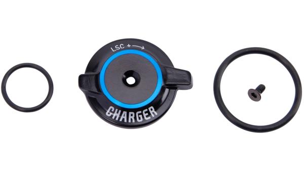 RockShox Einstellknopf  1 1/8" schwarz, blau