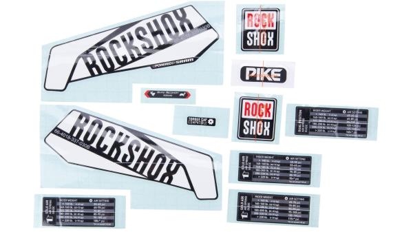 RockShox Dekor Set  1 1/8" wei&szlig;, schwarz
