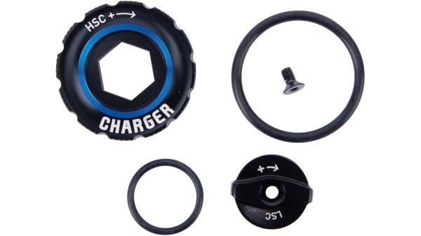 RockShox Einstellknopf  M5 schwarz, blau