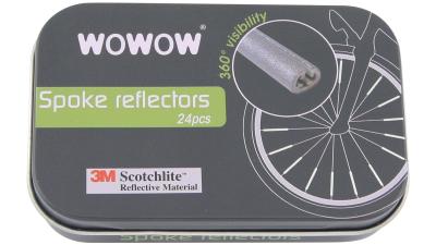 Wowow Speichenreflektor   silber Produktbild 1