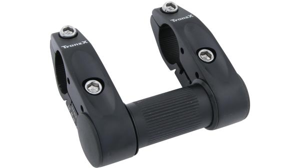 Tranzx Doppelklemmadapter   schwarz