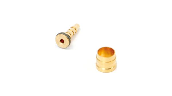 Tektro Bremsleitungs-Kit  1 1/8" gold