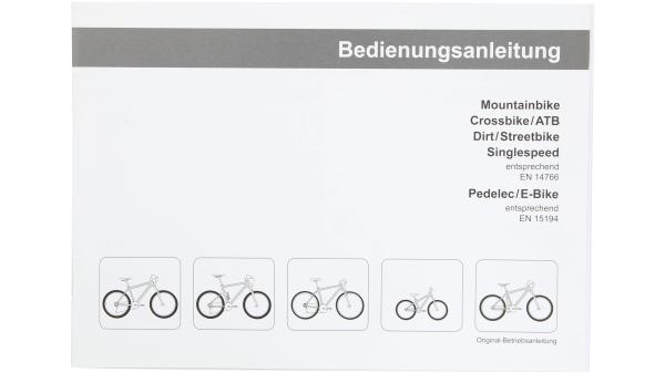 HHH-Manufaktur Mountainbike  L wei&szlig;, schwarz