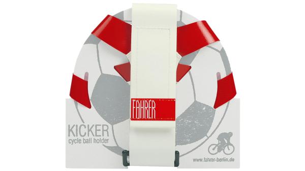 Fahrer Kicker  L rot, wei&szlig;