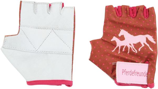 Bike Fashion Pferdefreunde Kinder XXS rot, rosa, wei&szlig;