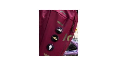 Reflective Berlin Button  S schwarz, violett Produktbild 1
