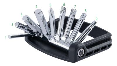 CONTEC Space Tool   schwarz, blau Produktbild 2