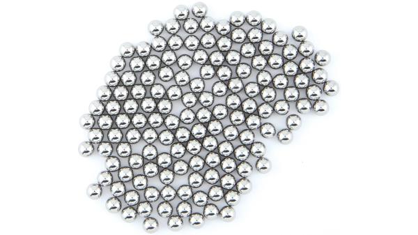 Contour Stahlkugeln  1 1/8" silber