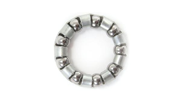 Pieper Kugelring  1 1/8" silber