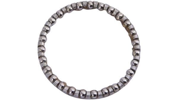 Pieper Kugelring  1 1/8" silber