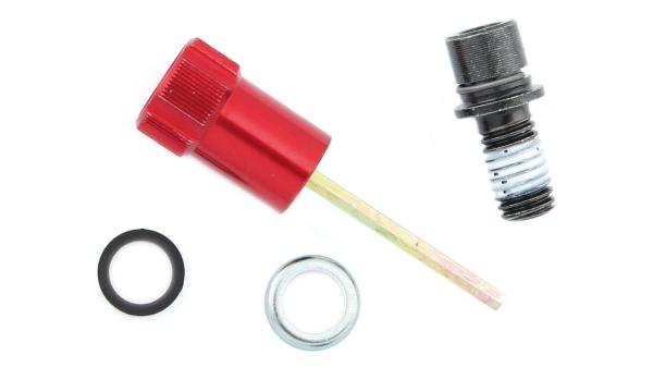 RockShox Einstellknopf  Unisize schwarz, rot