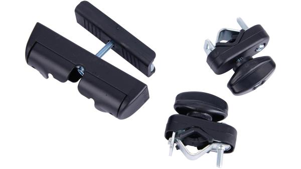 Bobike Ersatz-/Zweithalterung  1 1/8" schwarz, silber