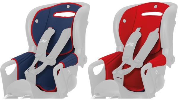Britax R&ouml;mer Sitzbezug  1 1/8" rot, blau