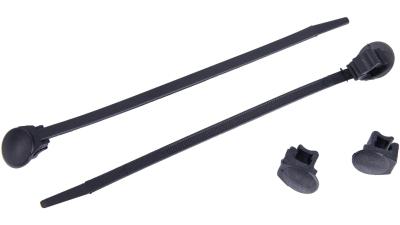 Hesling Mantelschoner  1 1/8" transparent, schwarz Produktbild 1
