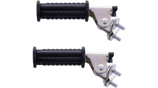 Bobike Fu&szlig;ruhen  1 1/8" schwarz, silber