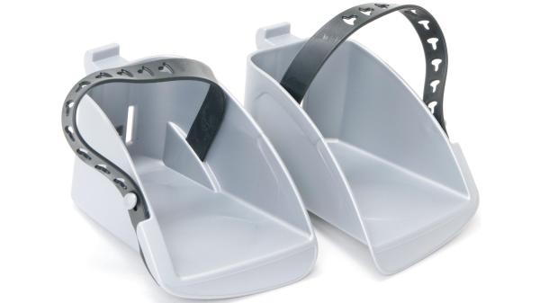 Polisport Fu&szlig;ruhen  1 1/8" silber