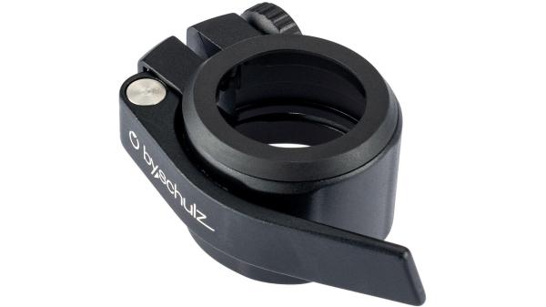 By,Schulz Sattelklemmschelle  1 1/8" schwarz