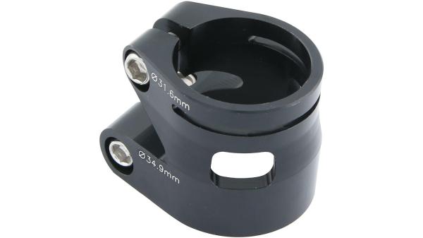 Brave Sattelklemmschelle  1 1/8" schwarz