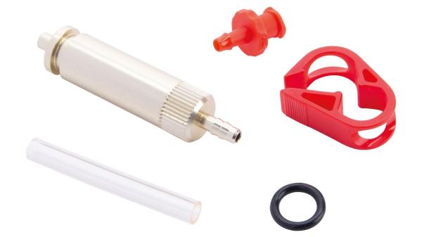 RockShox Entl&uuml;ftungs-Kit  1 1/8" transparent, rot