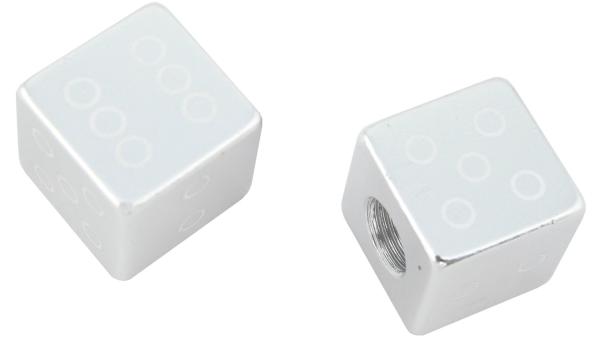 CONTEC Valve.Caps  L silber