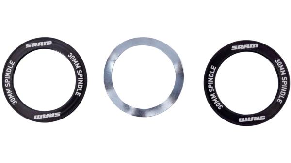 Truvativ Lagerabdeckung  L schwarz, silber