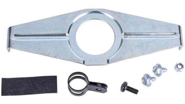 Horn Steckbrille  L silber
