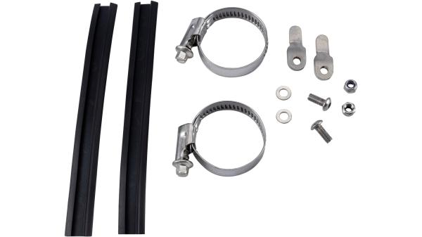 Tubus Montage-Set  XXL schwarz, silber