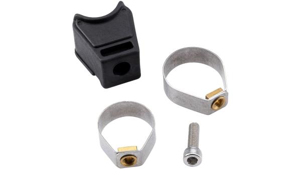 Rixen & Kaul Sattelst&uuml;tzadapter  L schwarz, silber