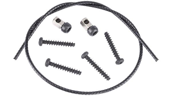 Rixen & Kaul Ersatzteil-Set  17 mm schwarz
