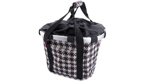 Rixen & Kaul Bikebasket  XL schwarz, wei&szlig;