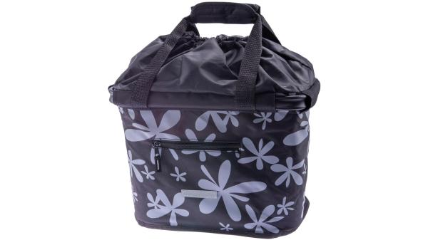Blue Bird Korbtasche  XL schwarz, wei&szlig;