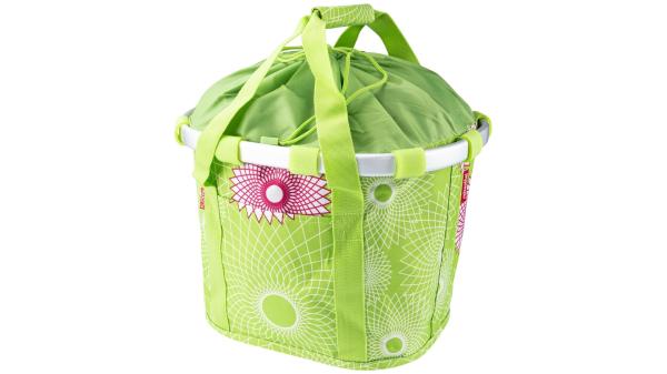 Rixen & Kaul Bikebasket  XL gr&uuml;n, wei&szlig;
