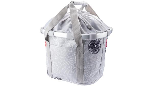 Rixen & Kaul Bikebasket  XL grau, wei&szlig;