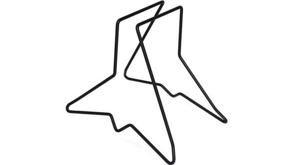 Steco Ausstellungsst&auml;nder  L schwarz
