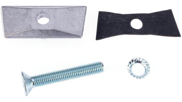 Hebie Adapterplatte  L silber