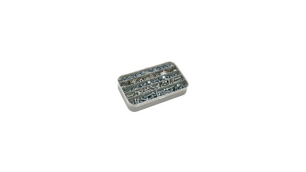 Fix-Nippel Schutzblechschrauben-Sortiment  L silber