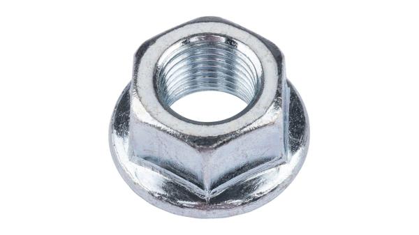 Fix-Nippel Achsmutter  M10 silber