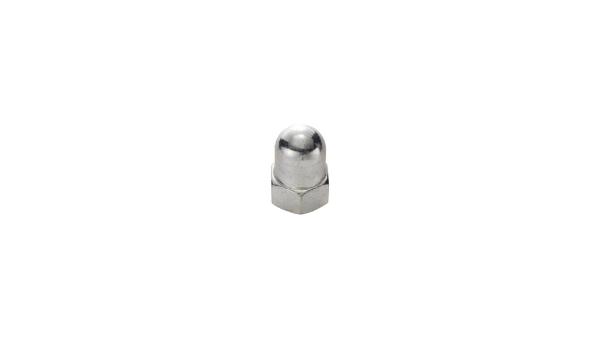Fix-Nippel Hutmutter  M9 silber
